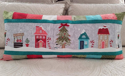 Kimberbell Candy Cane Lane Bench Pillow Collection (Machine Embroidery CD, Fabric Kits, & Embellishment Kits Available)