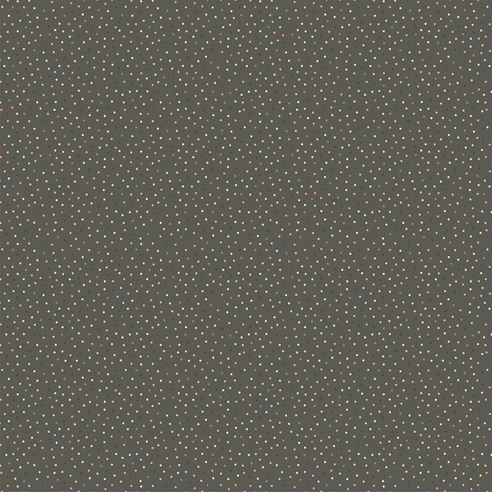 Poppie Cotton Country Confetti Blenders Fabric Collection Country Confetti on Weathered Wood - DK Grey Premium 100% Cotton Fabrics