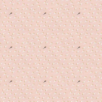 Paintbrush Studio Tails & Whiskers Fabric Collection Mice on Pink Premium 100% Cotton Quilt Shop Quality Fabrics