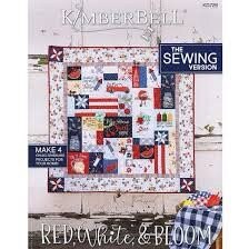 RETIRED!! Kimberbell Red, White, & Bloom Quilt Collection Sewing Version