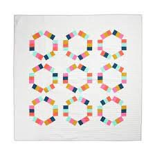 Pen + Paper Patterns Taffy Pull Quilt Pattern Finished Size: 58"x58" (Optional Fineline Glue Tip Sets)