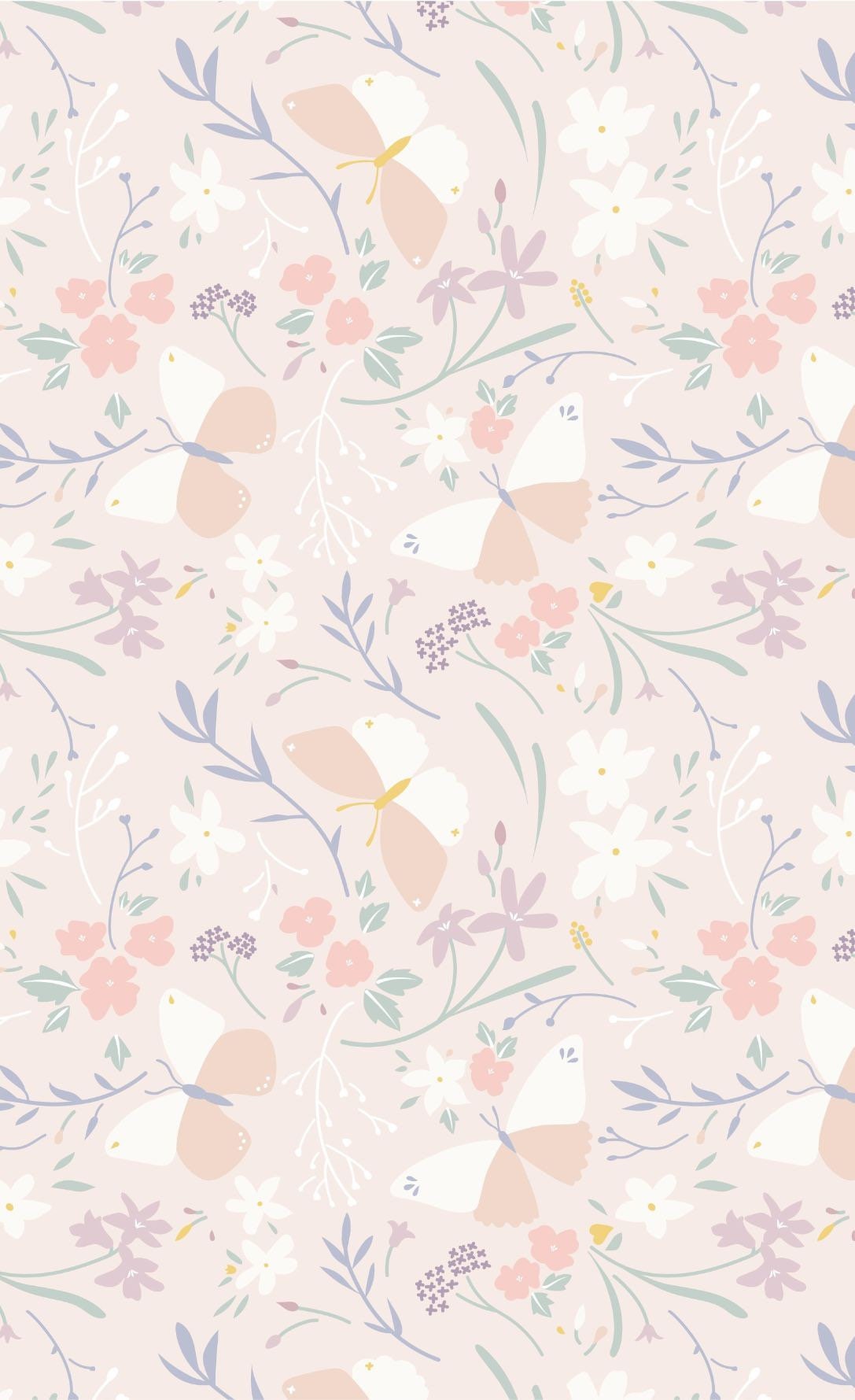 LAST BOLT!! Lewis & Irene Heart of Summer Fabric Collection Butterfly Dance on Blush Pink Premium 100% Cotton Quilt Shop Quality Fabrics