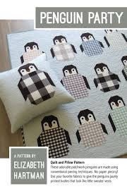 Elizabeth Hartman Penguin Party Pattern (3 Size Variations Per Pattern)