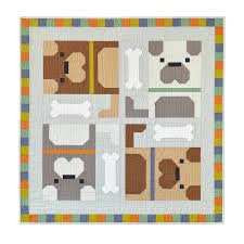 Pen + Paper Patterns Dog Pile Quilt Pattern Finished Size: 48.5"x48.5" (Optional Fineline Glue Tip Sets)