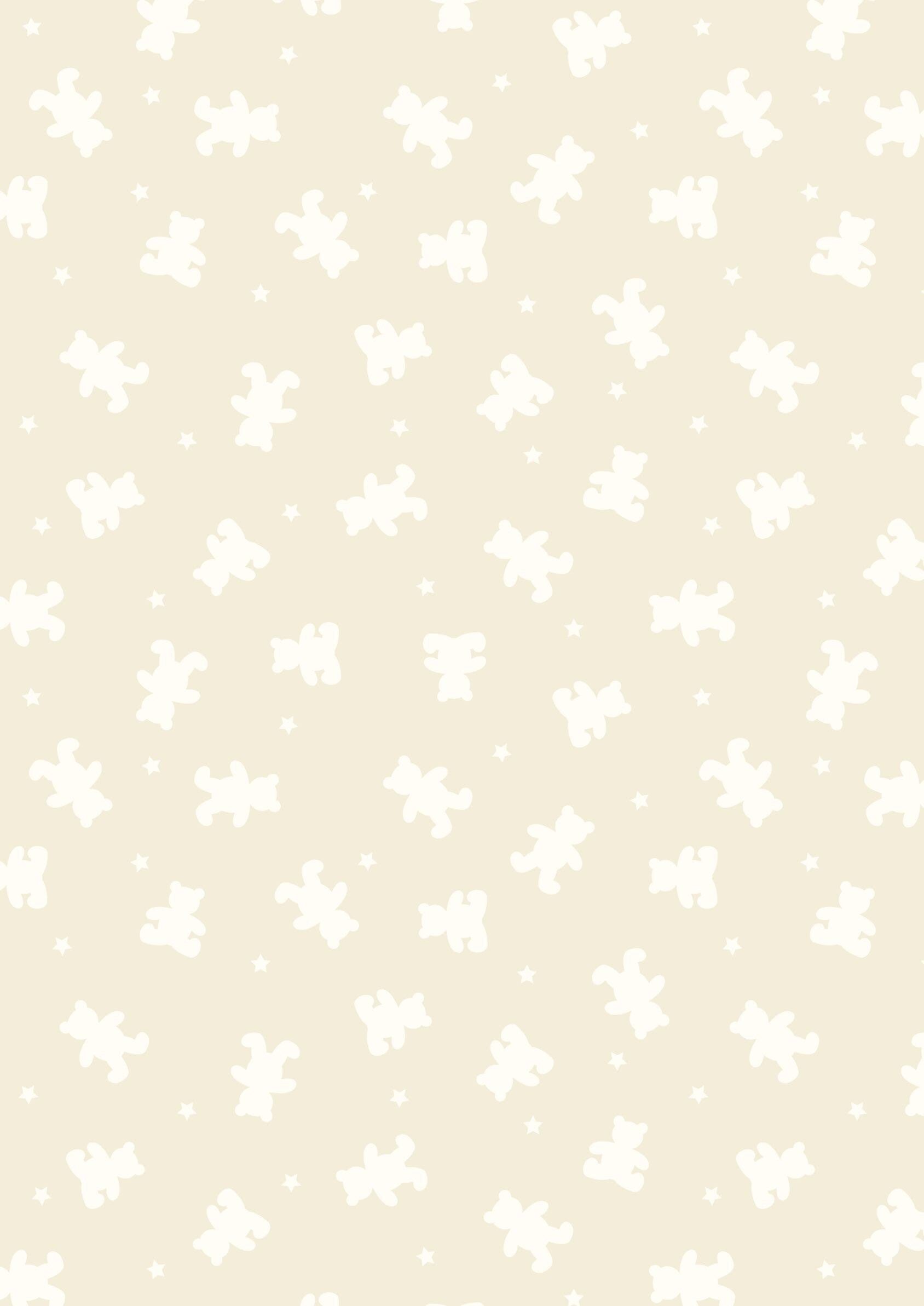 Lewis & Irene Tiny Tonals Fabric Collection Bears Cream on Cream Premium 100% Cotton Quilt Shop Quality Fabrics