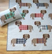 Elizabeth Hartman Dogs in Sweaters Pattern (3 Size Variations Per Pattern)