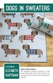 Elizabeth Hartman Dogs in Sweaters Pattern (3 Size Variations Per Pattern)