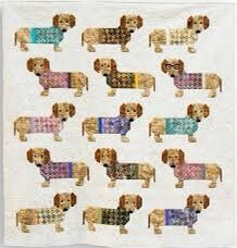 Elizabeth Hartman Dogs in Sweaters Pattern (3 Size Variations Per Pattern)