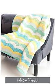 Sew Kind of Wonderful Metro Waves Quilt Pattern Finished Size 54"x72"