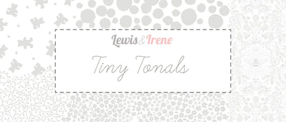 Lewis & Irene Tiny Tonals Fabric Collection Bunny Meadow Grey on Grey Premium 100% Cotton Quilt Shop Quality Fabrics