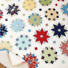 The Pattern Basket Kaleidoscope Quilt Pattern Finished Size: 47"x47"