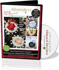 Kimberbell Happy Hoops Decor Volume I: Whimsical Christmas Ornaments Machine Embroidery CD (optional accessory bundles available)