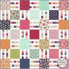 Busy Hands Quilts Picket Fence Quilt Pattern (7 Size Variations Per Pattern)