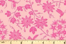 LAST BOLT! Lewis & Irene Hibiscus Hummingbird Fabric Collection Mono Hummingbirds on Pink Premium 100% Cotton Quilt Shop Quality Fabrics