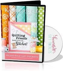 Kimberbell Heart-Felt Gift Pockets Machine Embroidery CD (Coordinating Embroidery Felt Bundles Available)