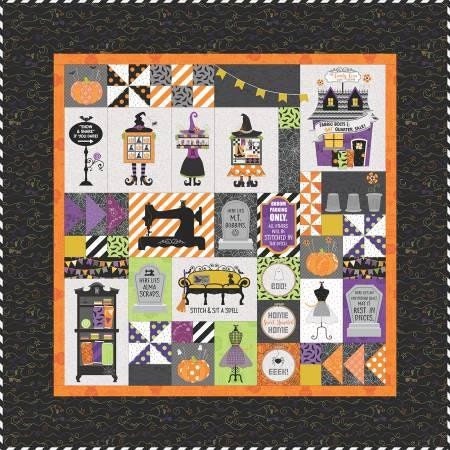 Kimberbell Candy Corn Quilt Shop Collection (Optional Machine Embroidery CD, Embellishment Kits, Fabric Kits, & Glide Thread Sets Available)