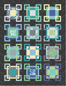 Celtic Knot Quilt Pattern by Amanda Murphy Finished Size: 57.5”x74.5”