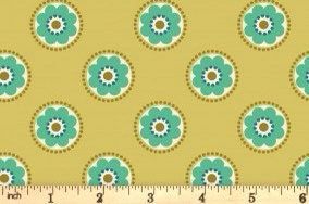 Lewis & Irene Flower Child Fabric Collection Funky Daisies on Yellow Premium 100% Cotton Quilt Shop Quality Fabrics