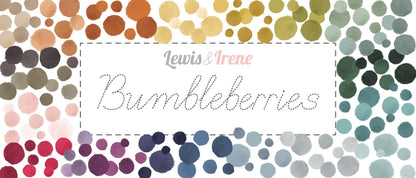 Lewis & Irene Bumbleberries Blenders Fabric Collection Berry Red BB322 Premium 100% Cotton Quilt Shop Quality Fabrics