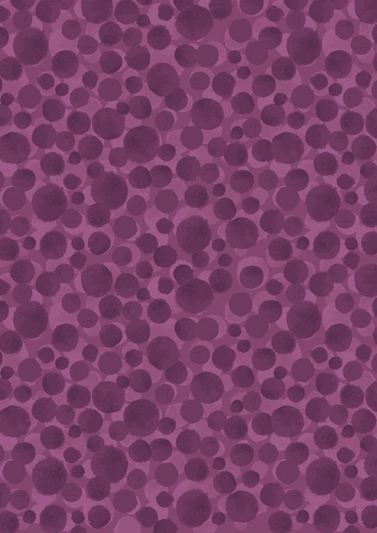 Lewis & Irene Bumbleberries Blenders Fabric Collection Purple Berry BB324 Premium 100% Cotton Quilt Shop Quality Fabrics