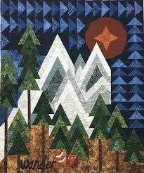 One Sister The Mountains are Calling Quilt Pattern Book Finished Size: 51"x60"