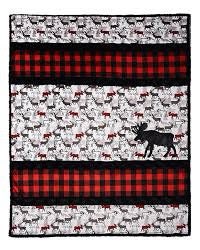 LAST ONE!!! Shannon Fabrics A'Moose'd Cuddle Minky Blanket Kit Finished Size: 58"x68"