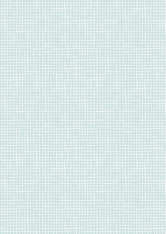 Lewis & Irene Bella Bunny and Bear Fabric Collection Pale Blue Check Premium 100% Cotton Quilt Shop Quality Fabrics