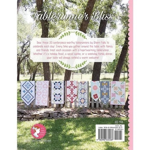 LAST ONE!! It’s Sew Emma Tablerunner Bliss Pattern Book (20 Tablerunner Patterns Per Book)