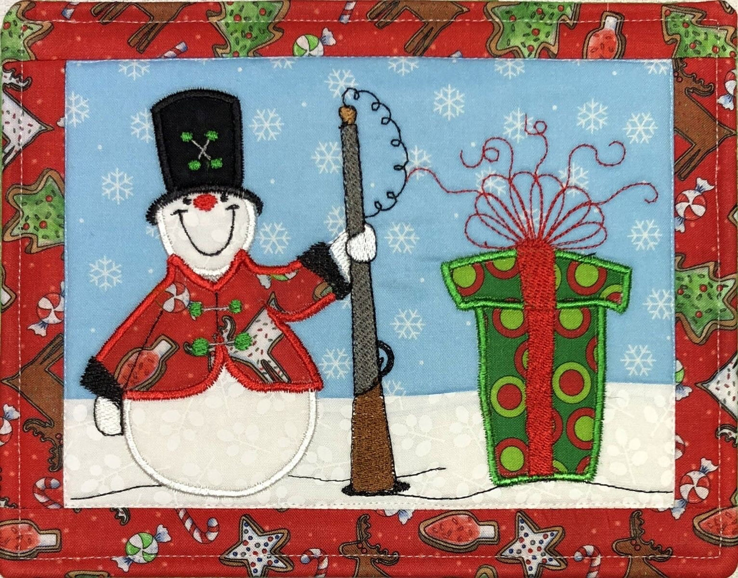 Desiree’s Designs Santa's Snowman Sentry #1 Machine Embroidery CD