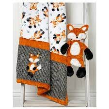 Shannon Fabrics Kimberbell Cuddle Buddies Felix The Fox Cuddle Minky Kit Finished Size: Blanket 43"x29" and Felix The Fox 12"