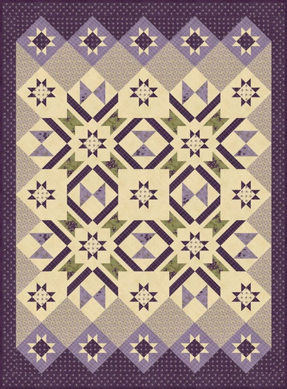 It’s Sew Emma Hidden Grove Quilt Pattern Finished Size: 63.25"x85.75"