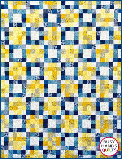 Busy Hands Quilts Connected Quilt Pattern (6 Size Variations Per Pattern)