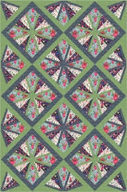 Tamarinis Charisma Paper Piecing Quilt Pattern Finished Size 42.5"x62.5"