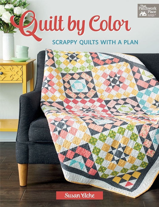 Quilt By Color Scrappy Quilts With A Plan by Susan Ache (9 Patterns Per Book)