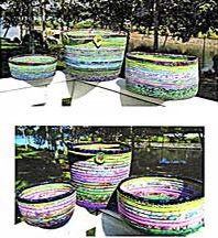 Aunties Two Bali Bowls Revisited Pattern (3 Size Variations Per Pattern)