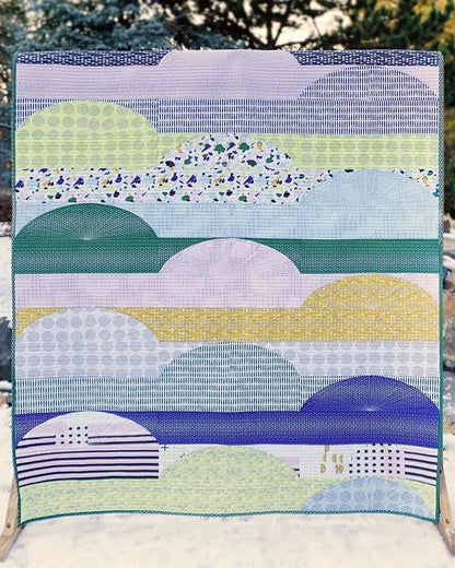 Quiltachusetts Office Daydreams Quilt Pattern Finished Size: 60"x75"