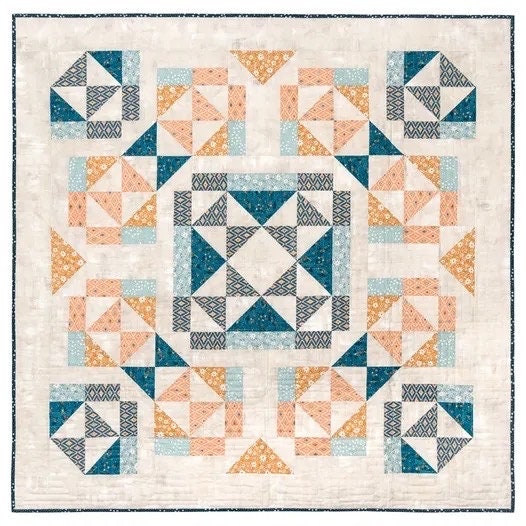 It’s Sew Emma Pecan Street Quilt Pattern Finished Size: 56.5"x56.5"