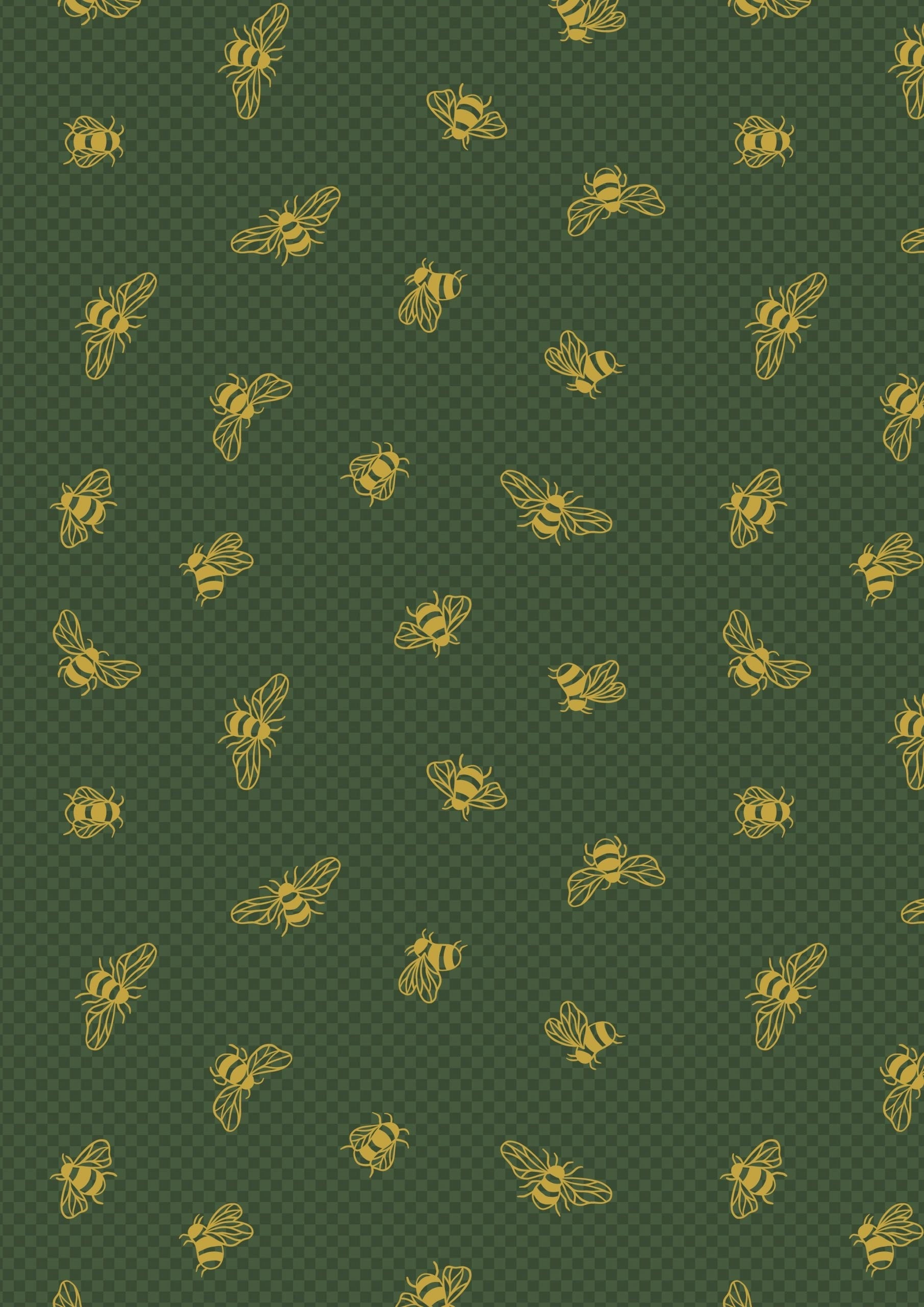 LAST BOLT! Lewis & Irene Honey Bee Fabric Collection Bees with Gold Metallic on British Green Premium 100% Cotton Quilt Shop Quality Fabrics