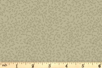 LAST BOLT! Lewis & Irene Autumn Fields Reloved Fabric Collection Seeds on Green Premium 100% Cotton Quilt Shop Quality Fabrics