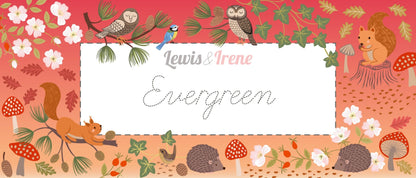 Lewis & Irene Evergreen Fabric Collection Pine Cone Branches on Cream Premium 100% Cotton Quilt Shop Quality Fabrics