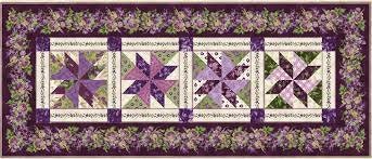 Maywood Studio Whirlygig Table Runner Kit Finished Size: 25"x56" Premium 100% Cotton Quilt Shop Quality Fabric