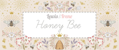 LAST RESTOCK! Lewis & Irene Honey Bee Fabric Collection Digital Print One Yard Apron Panel Premium 100% Cotton Quilt Shop Quality Fabrics