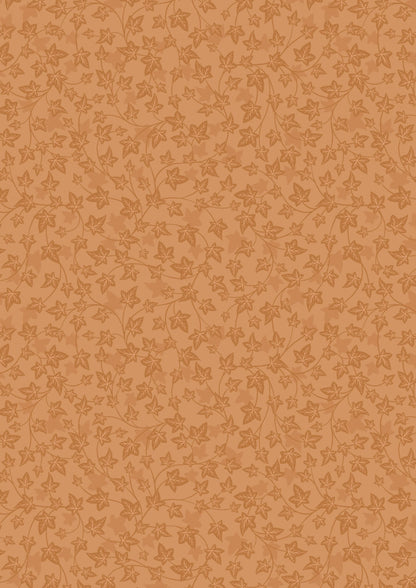 LAST BOLT! Lewis & Irene Evergreen Fabric Collection Ivy on Rust Premium 100% Cotton Quilt Shop Quality Fabrics