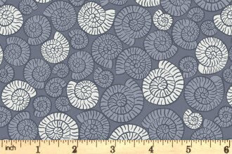 GLOWING FABRICS!! Lewis & Irene Dino Glow Fabric Collection Fossils on Dark Blue Premium 100% Cotton Quilt Shop Quality Fabrics