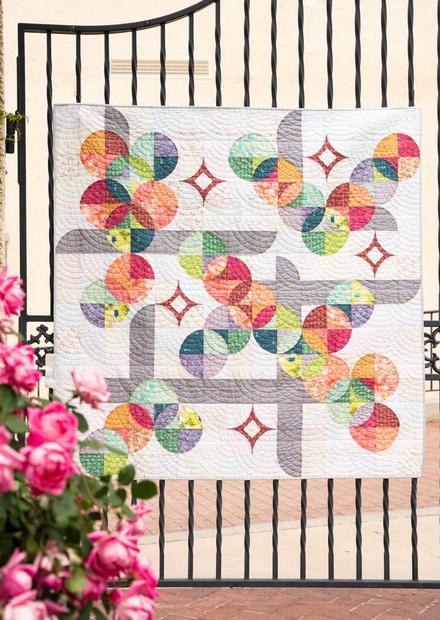 Sew Kind of Wonderful Moon Dance Revival Quilt Pattern Finished Size 60"x60"