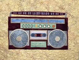 Fabric Confetti & Bruce Allen Designs Feel The Beat Quilt Machine Embroidery CD Finished Size: 54"x74" (BONUS SVG Files)