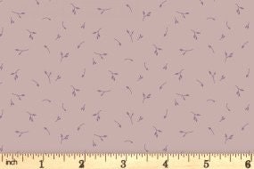 Lewis & Irene Meadowside Fabric Collection Seeds of Solitude on Light Purple Taupe Premium 100% Cotton Quilt Shop Quality Fabrics