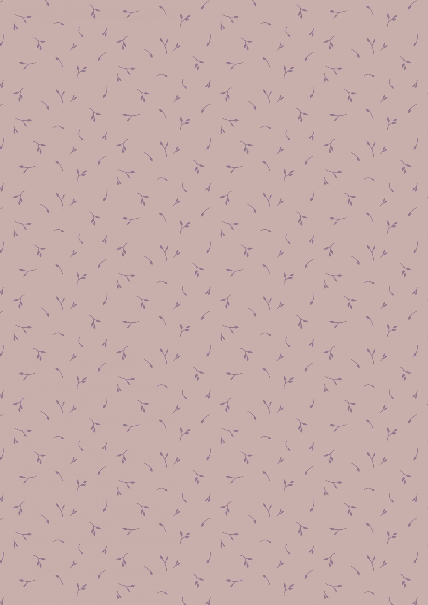 Lewis & Irene Meadowside Fabric Collection Seeds of Solitude on Light Purple Taupe Premium 100% Cotton Quilt Shop Quality Fabrics