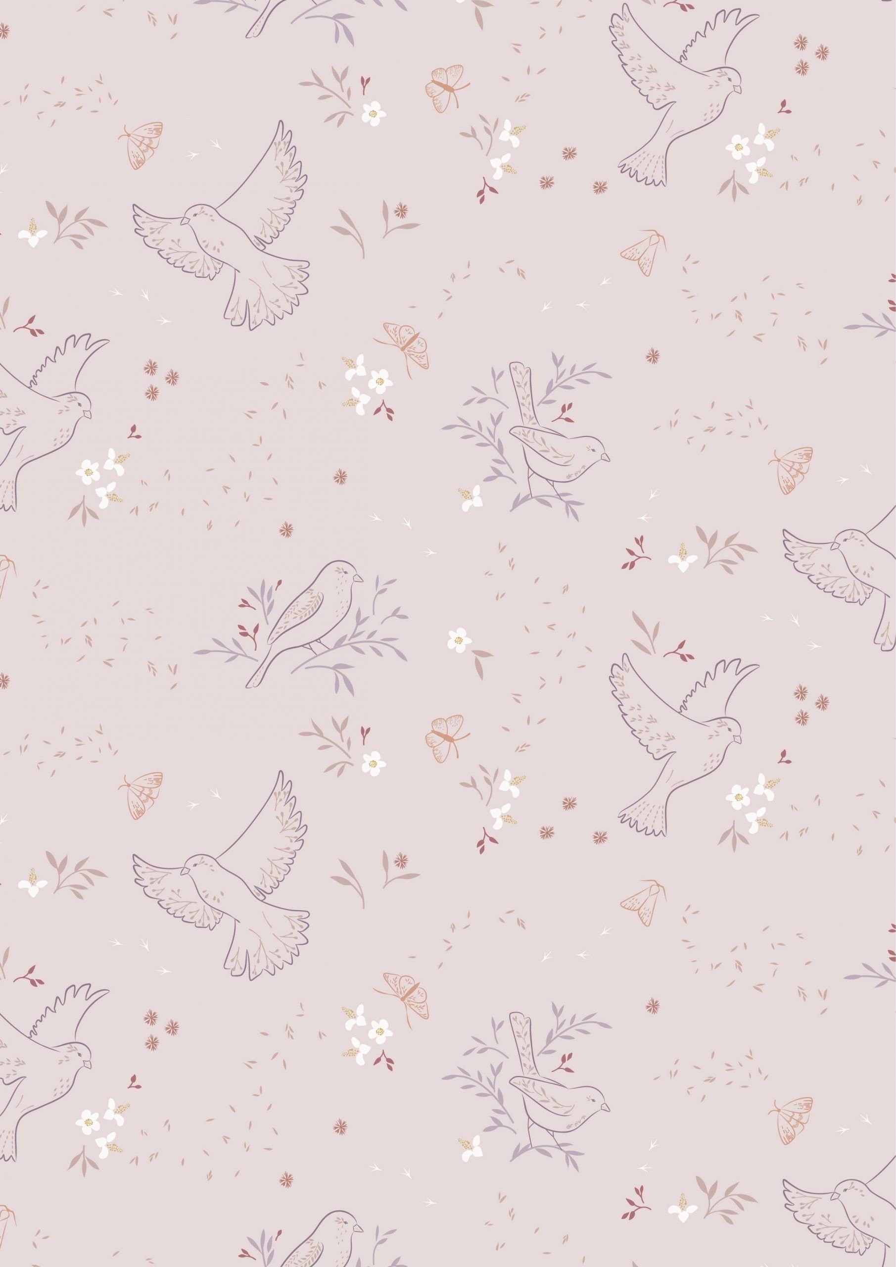 Lewis & Irene Meadowside Fabric Collection Small Seeds on Dusty Linen Premium 100% Cotton Quilt Shop Quality Fabrics