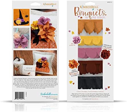 RETIRED!! Kimberbell Kimberbellishments Fall Pull Flowers Set